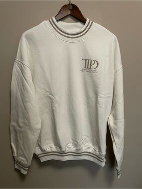 Taylor Swift TTPD Crewneck Sweatshirt Women’s Small Oversized Fit as XL-2X